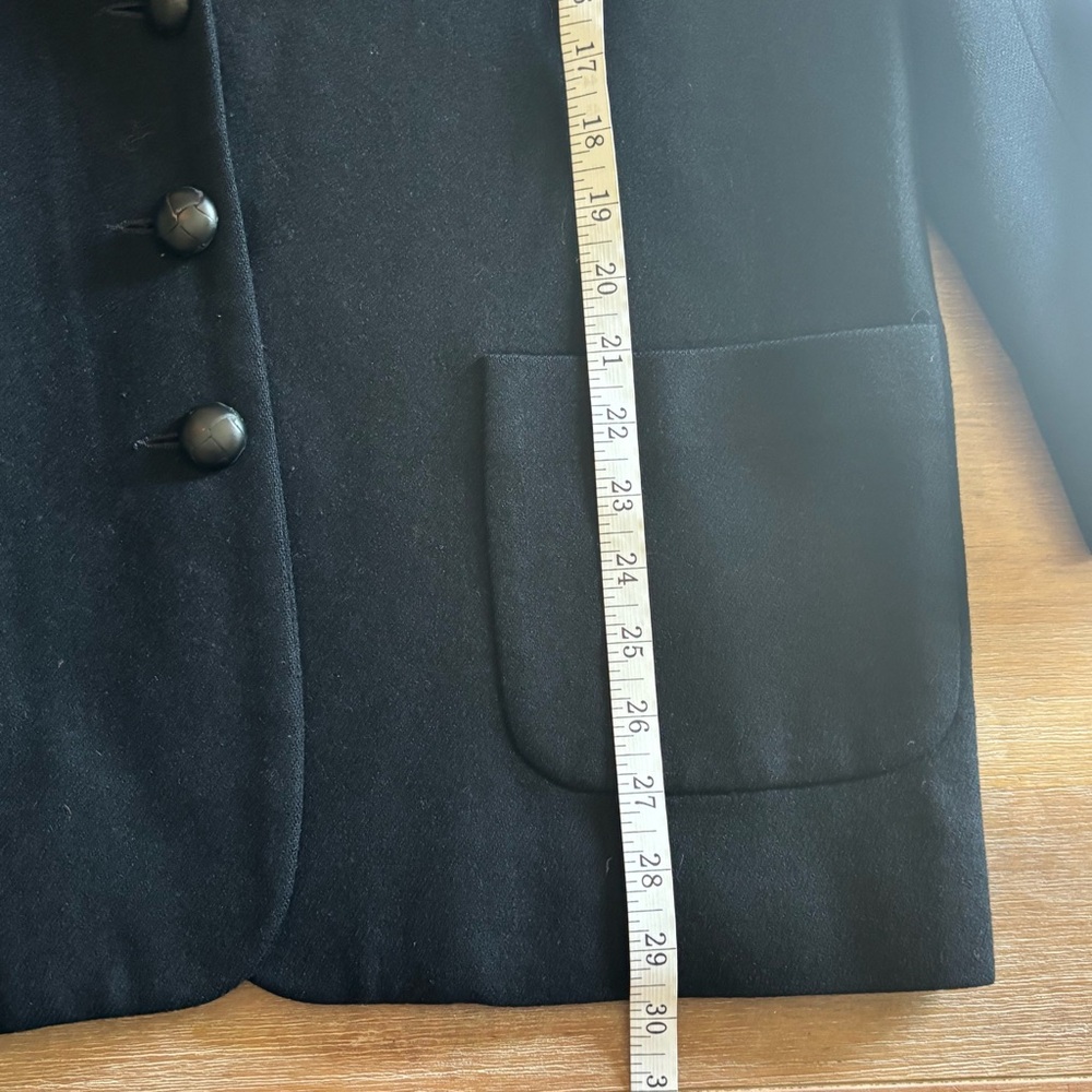 David Eliot Bruxelles Collection Vintage Women's Wool Oversized Blazer, Black, M - Picture 7 of 11